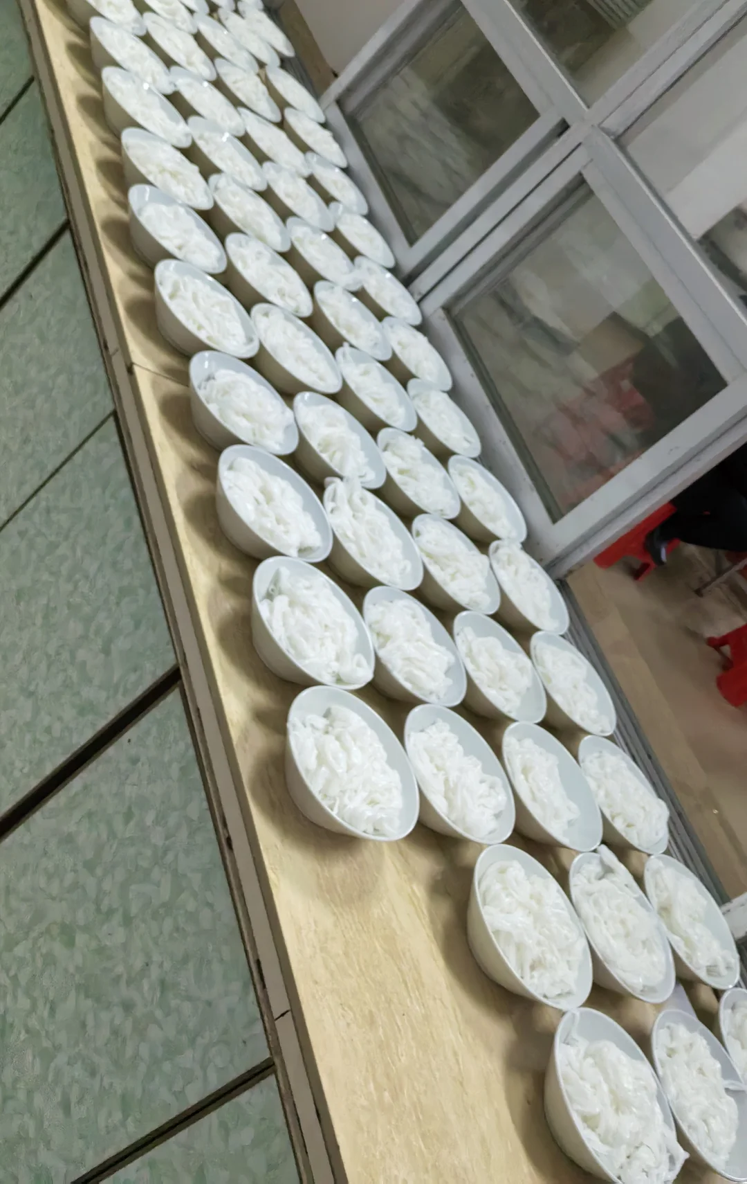 乡镇编制干活的一天