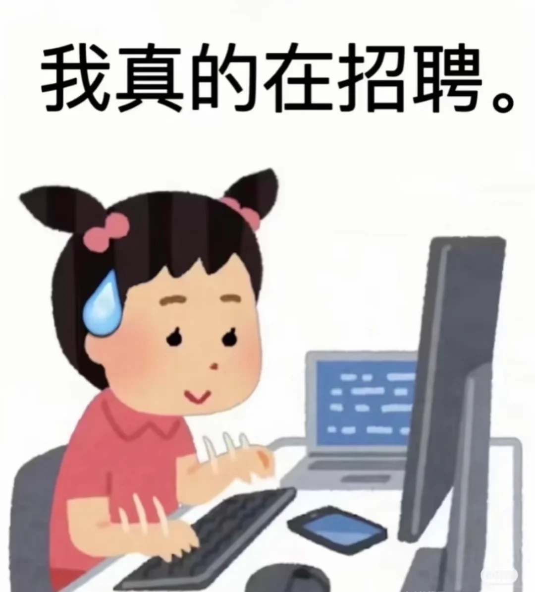 招聘3个前台！早10晚7不加班!