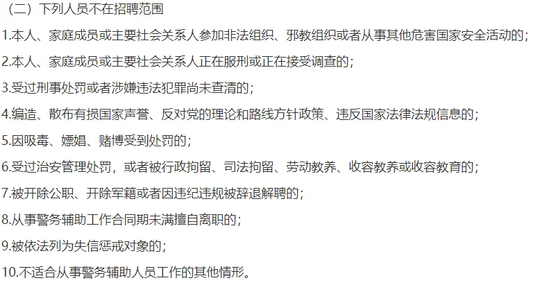喀什市公安局招聘辅警300人！招满即止！