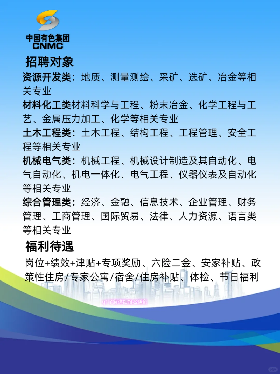 中国有色集团最新招聘公示，没offer抓紧