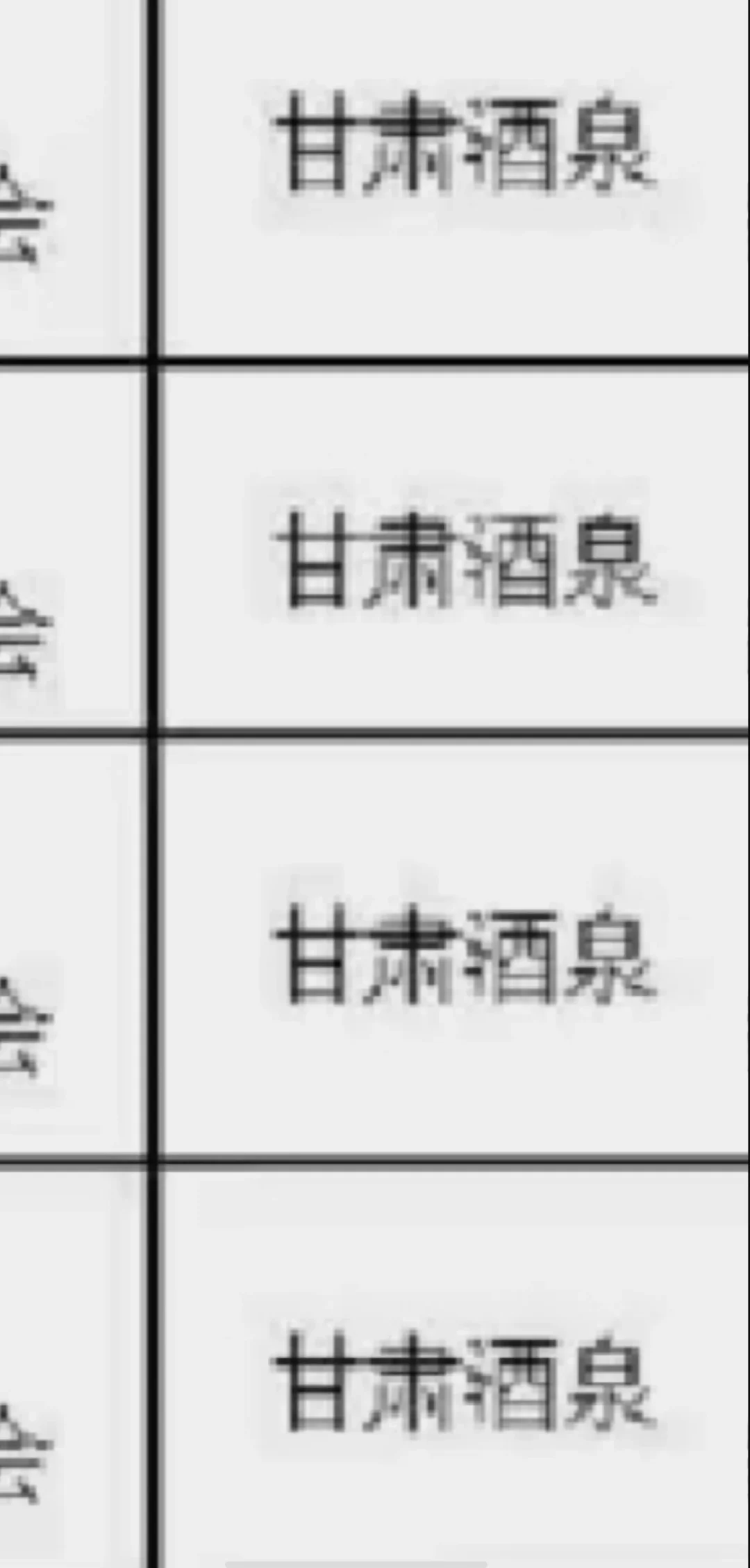 甘肃酒泉出了
