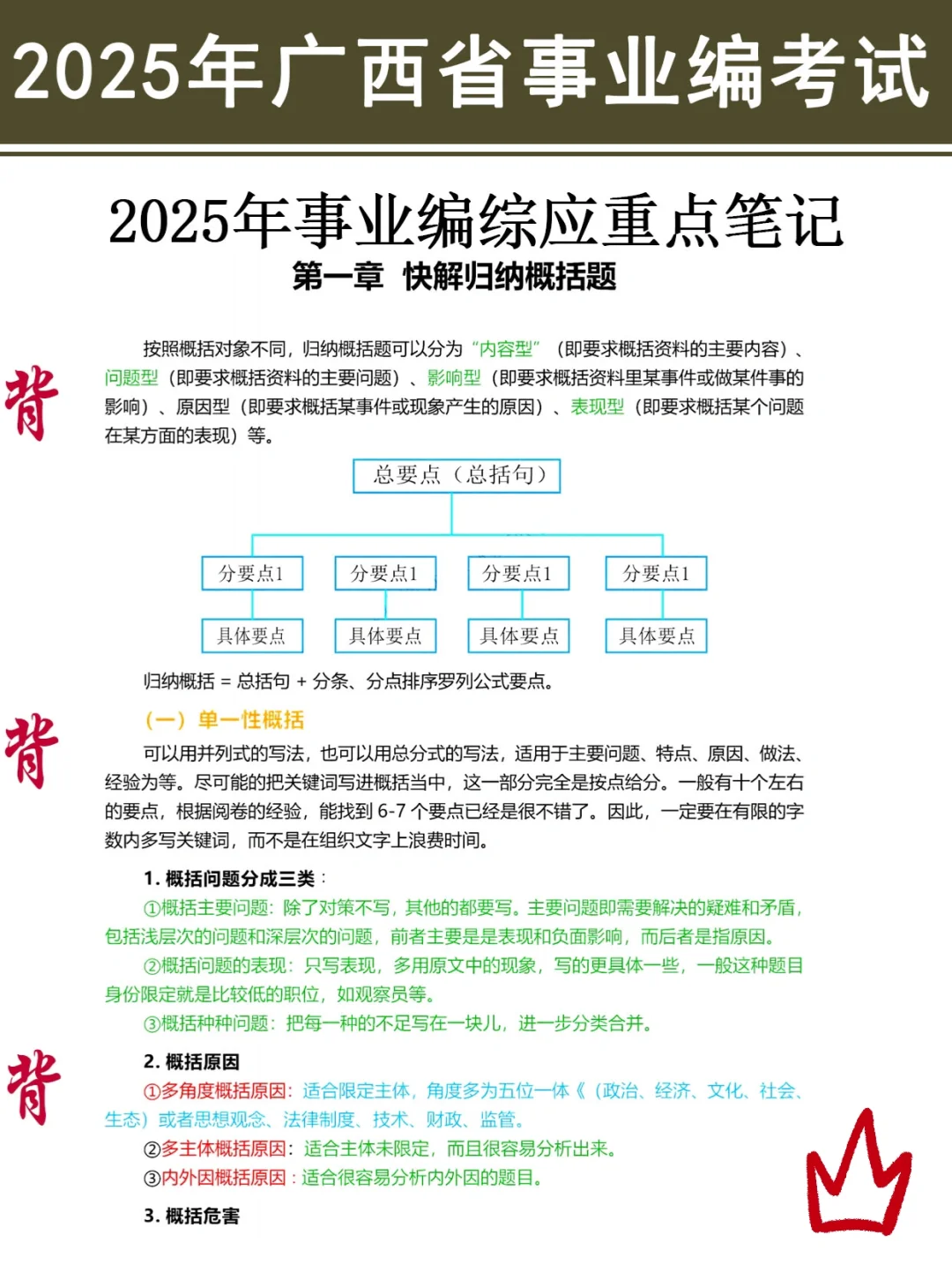友情提醒：广西事业编别裸考！背完保底120
