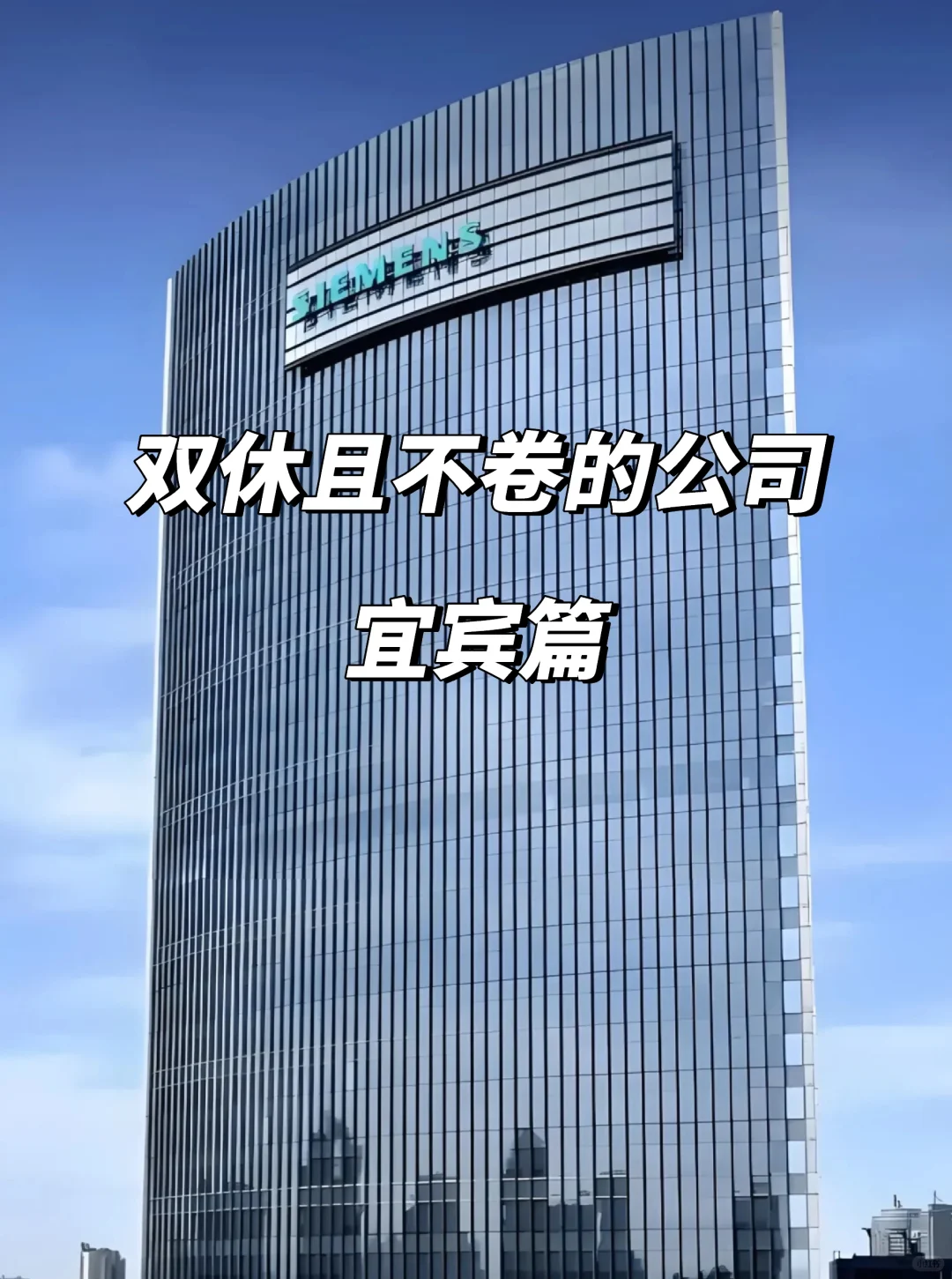 宜宾双休不卷公司！这篇直接抄作业！💥