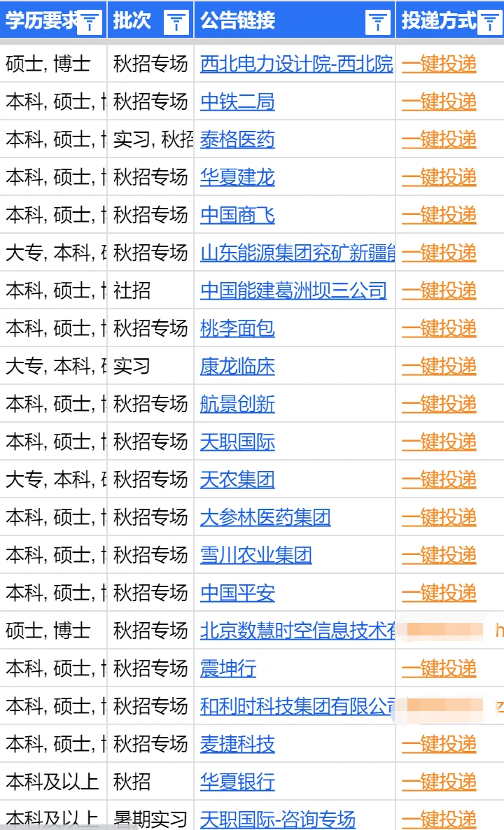 9.1新疆秋招第一批新开很多，急招门槛低