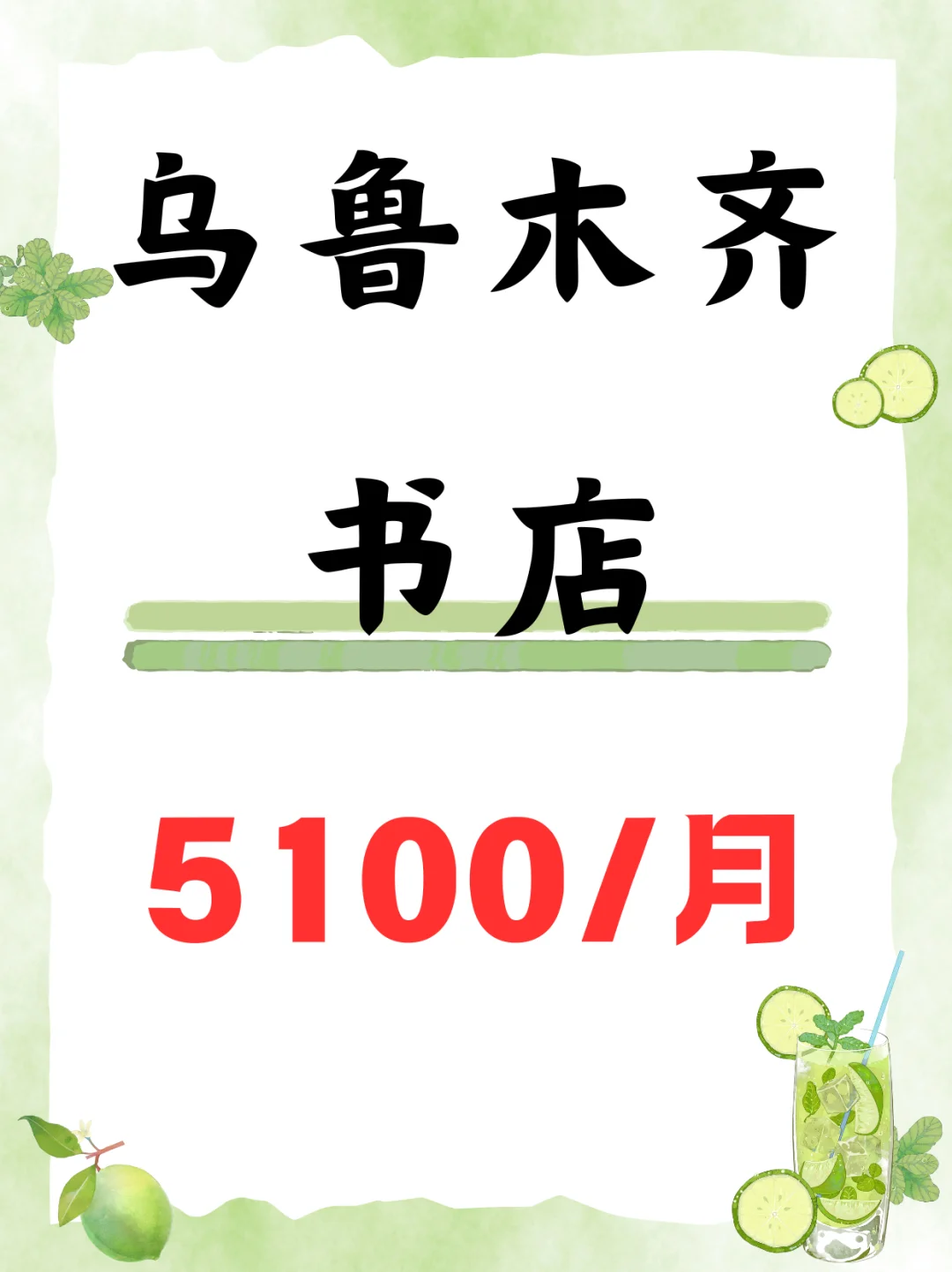 乌鲁木齐书店，超赞，5100~
