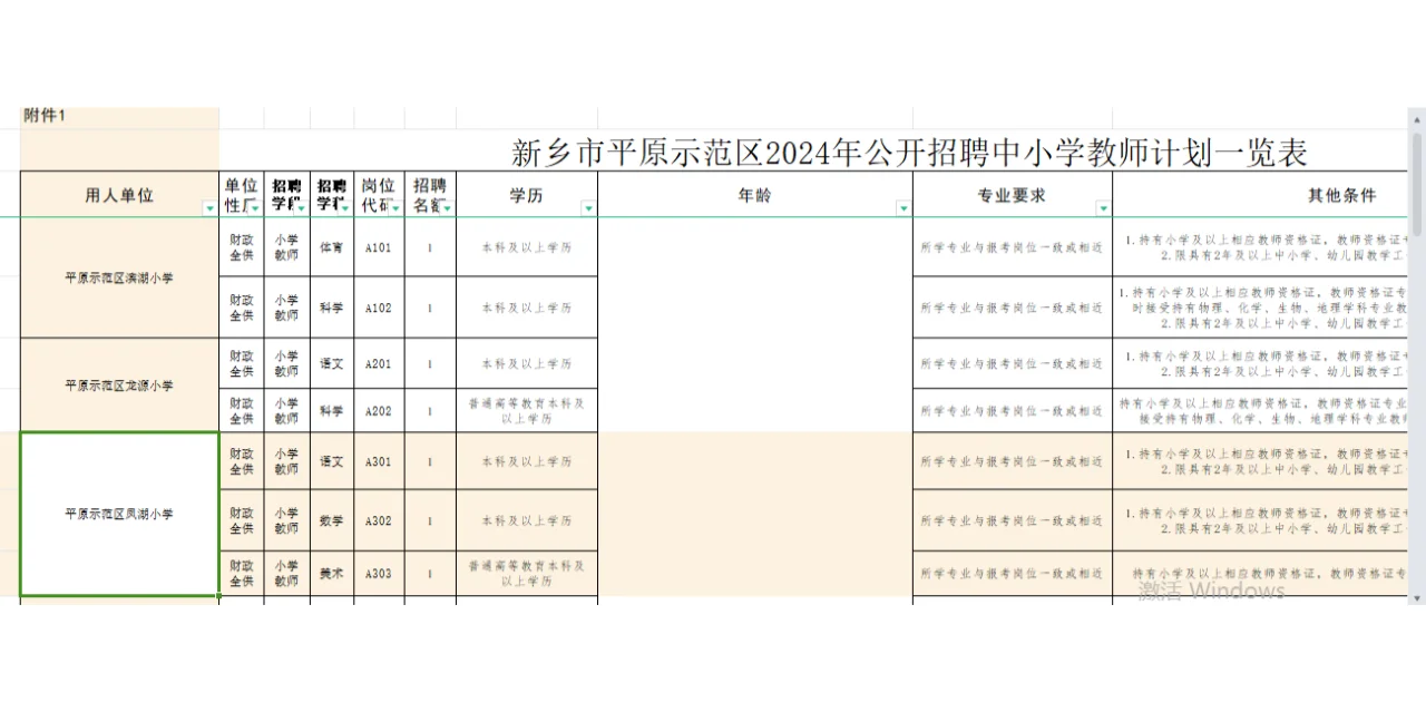 2024新乡平原示范区招聘中小学教师30人公告