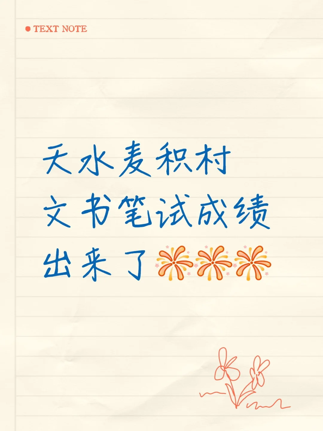 村文书笔试