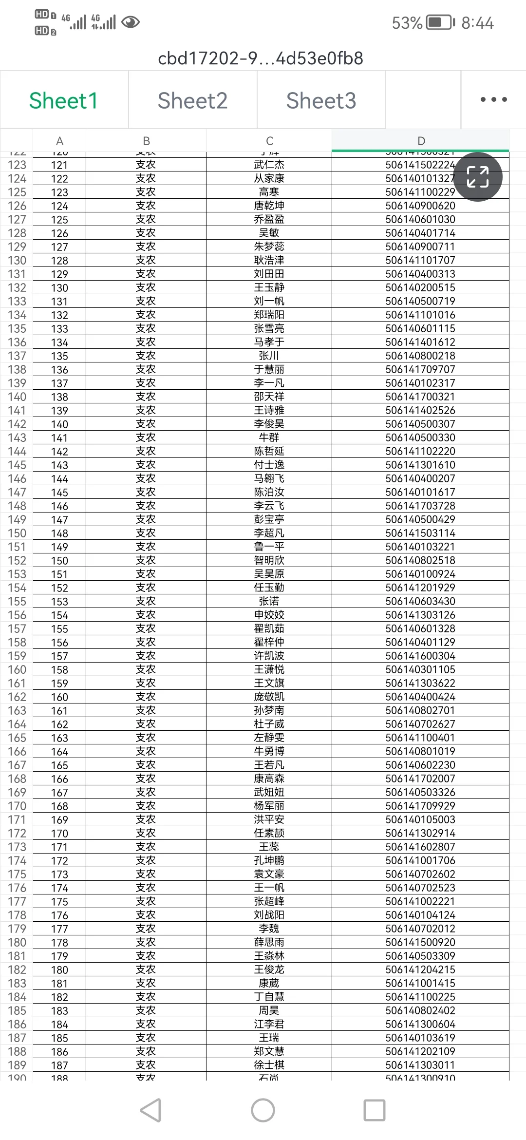 恭喜各位局长，周口三支一扶录用名单出了。