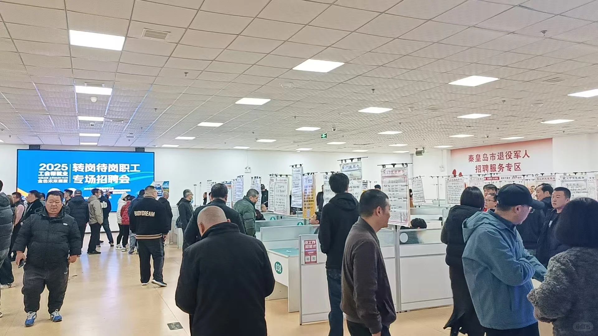 2025秦皇岛金色未来招聘会现场