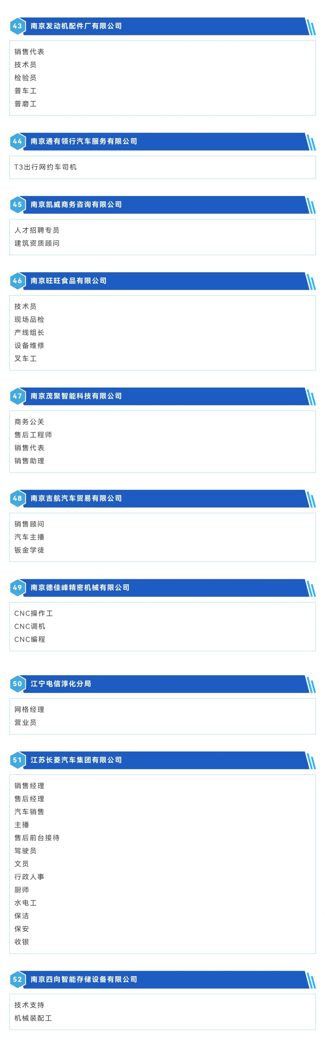 南京江宁招聘会📣100多家企业近2500岗位