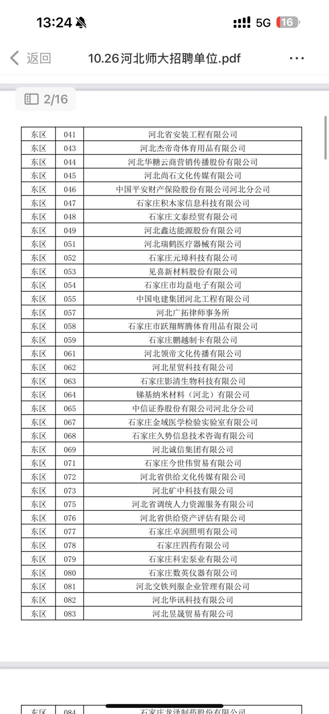 公司篇—河北师范大学10.26招聘会单位