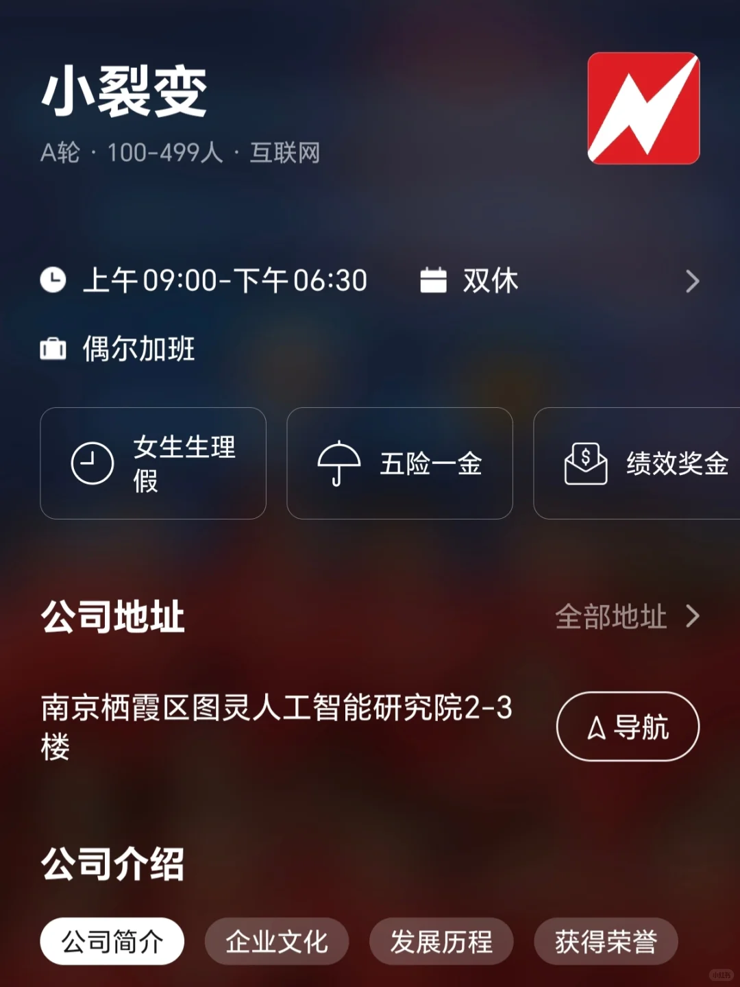 南京小而美双休公司 捡漏版