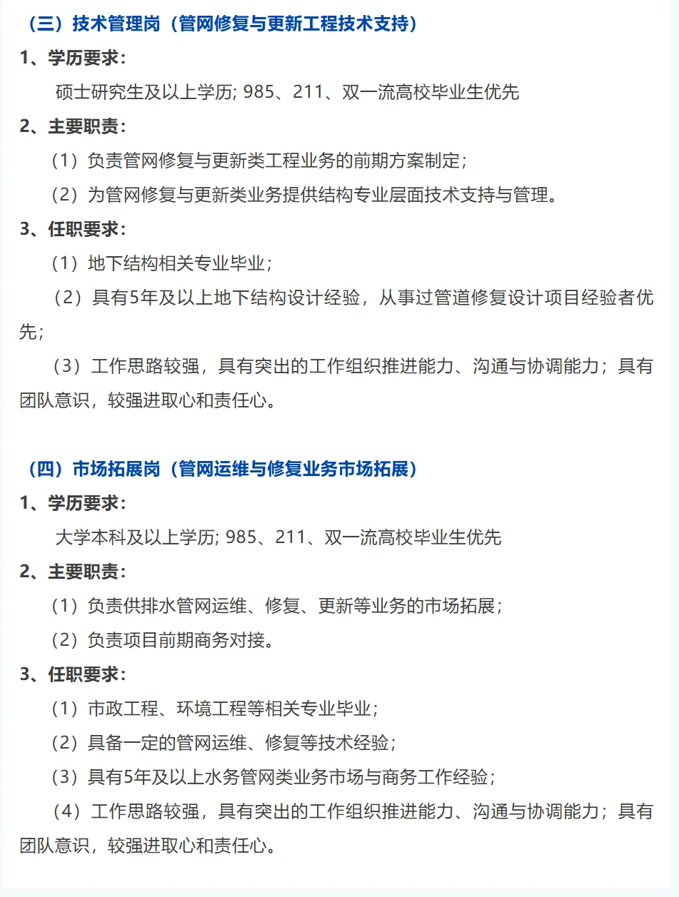 环境招聘|国有企业|上海城市环境集团