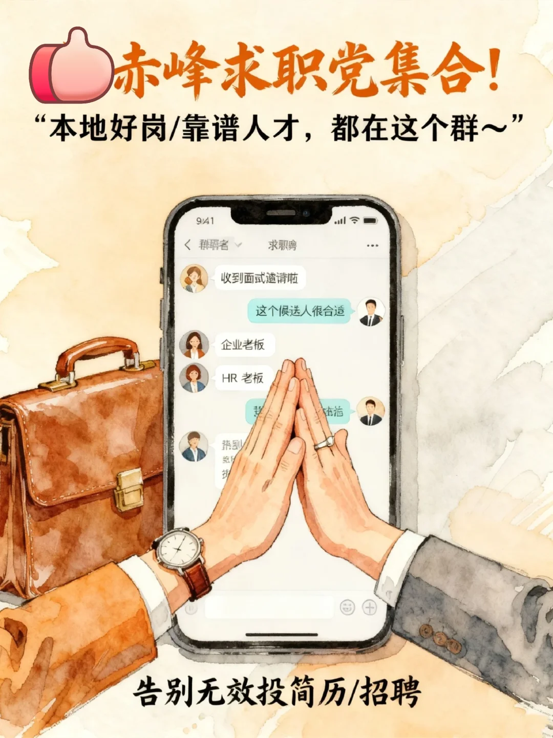 赤峰本地求职者来这里！