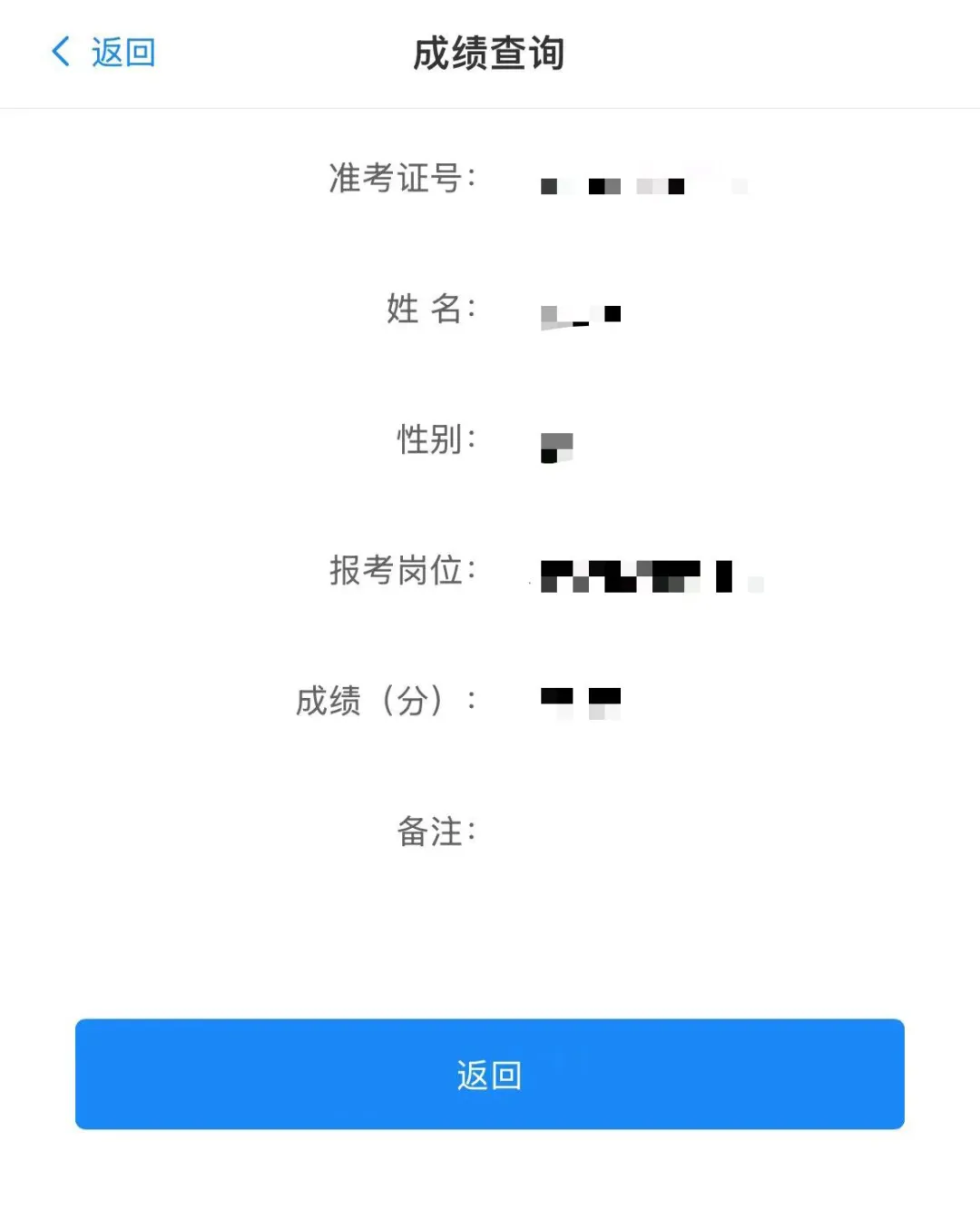 市政笔试成绩已出