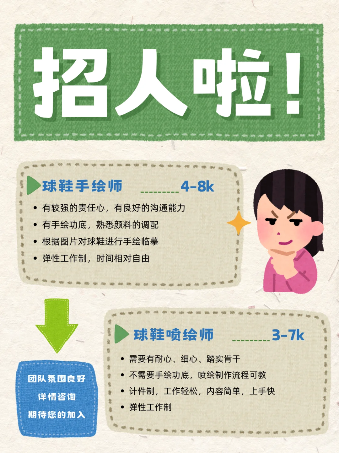 📢【招聘啦】焦作中站区招人啦