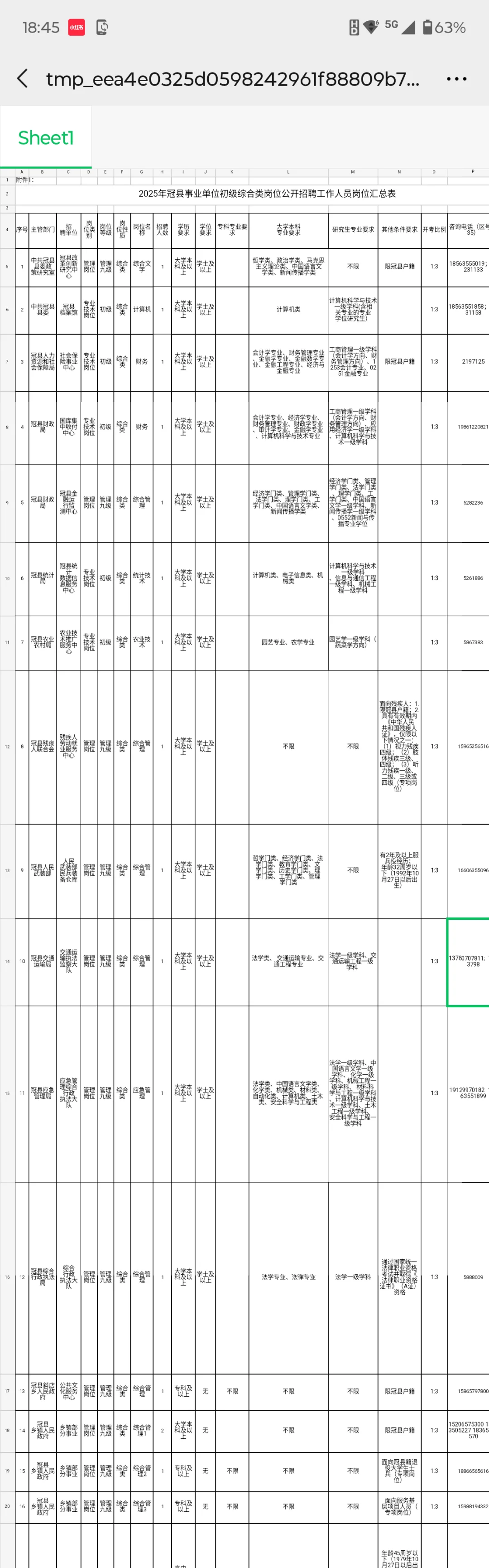 聊城冠县事业单位初级综合类招聘26人