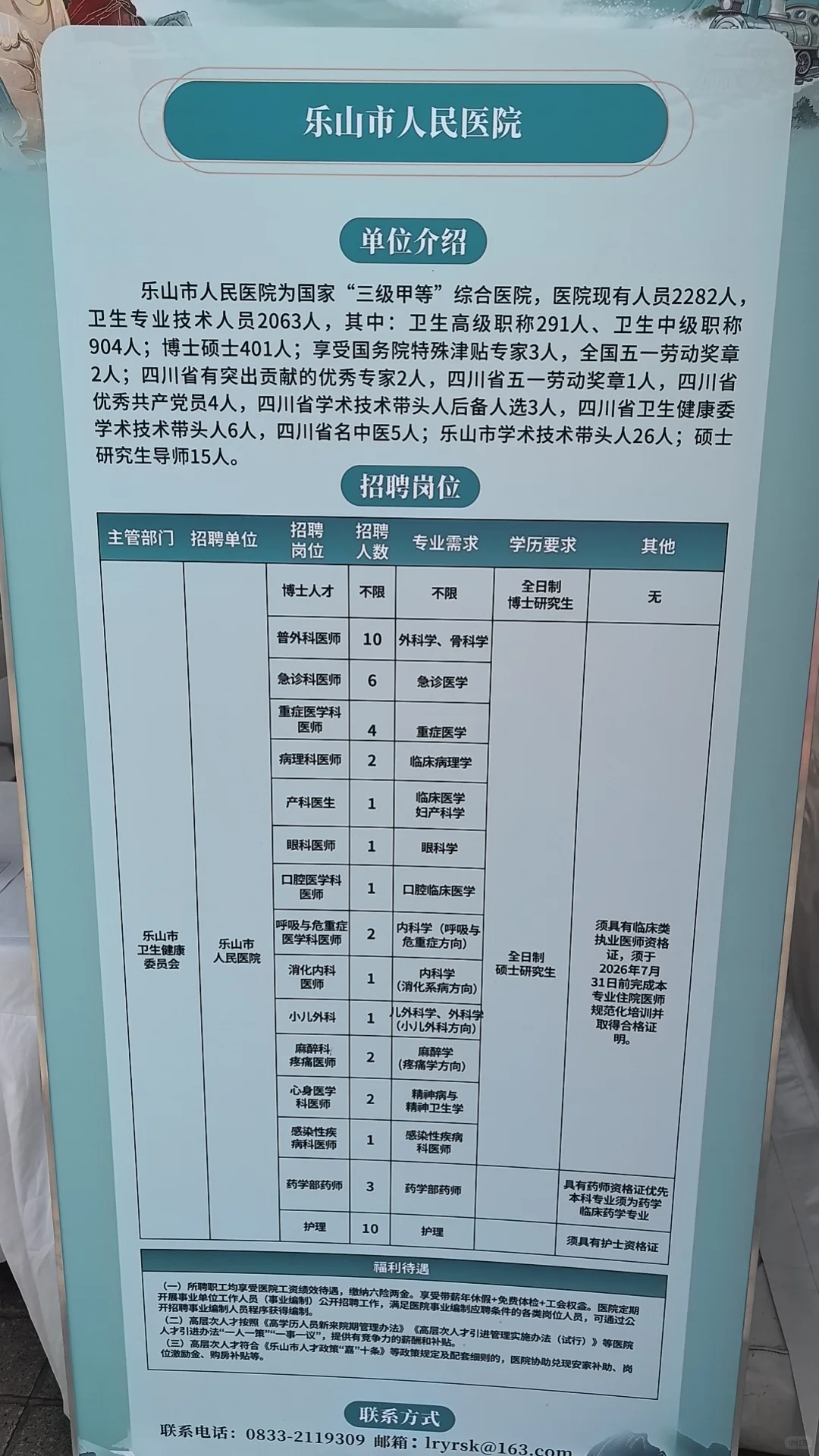 乐山 北大招聘专场