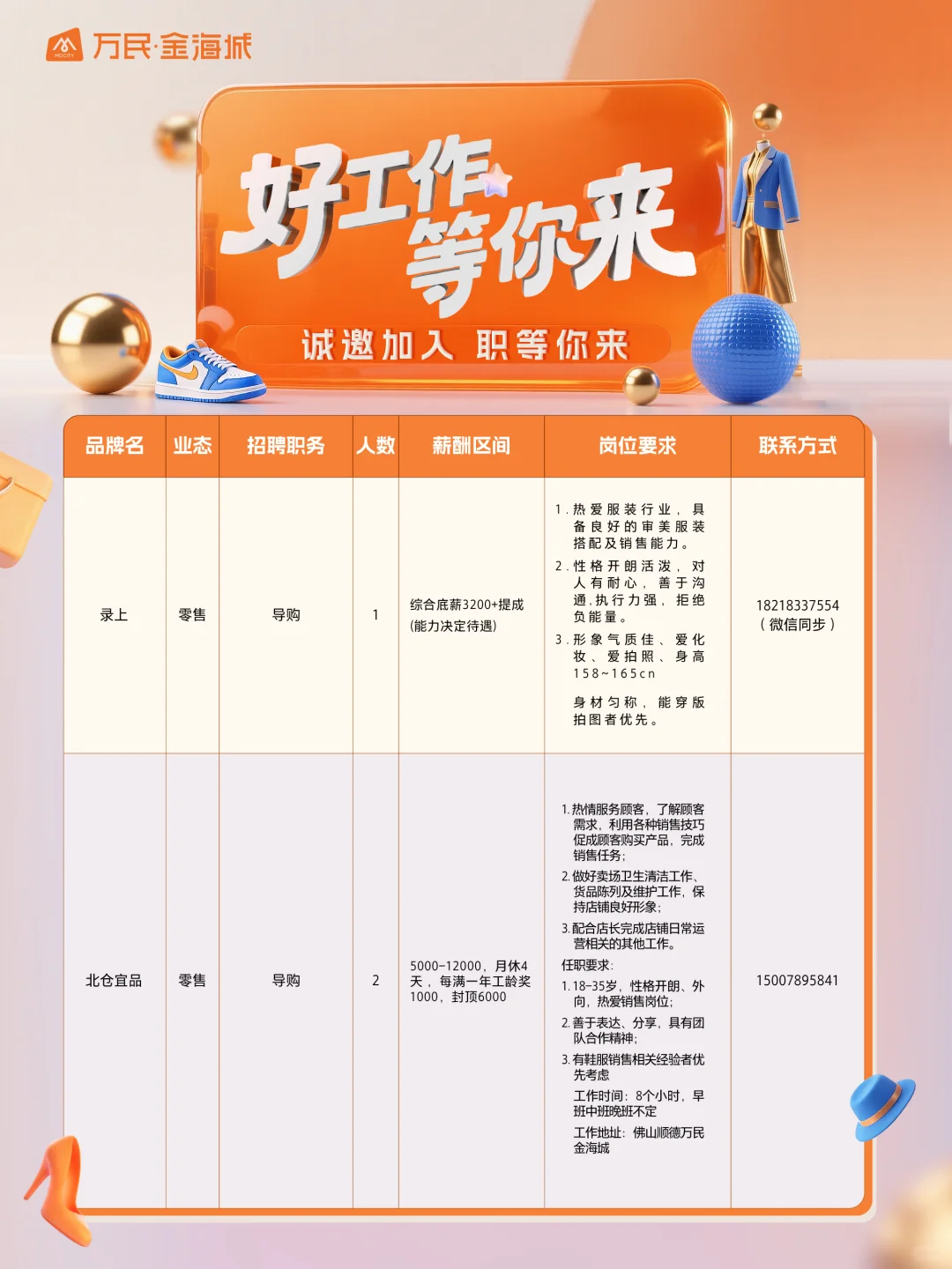 人，来上班‼️