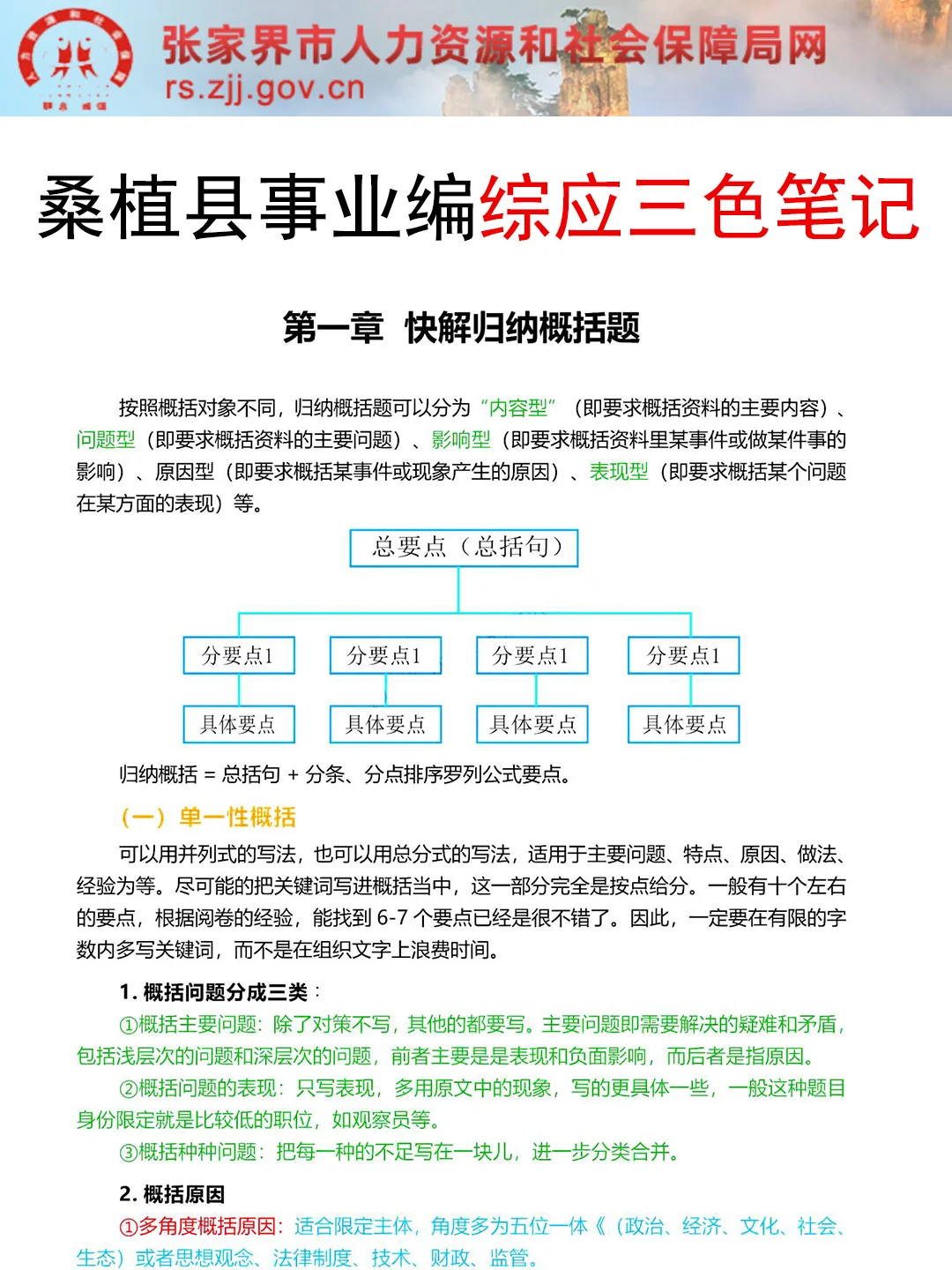 11.16桑植县事业编其实挺水的（差生版）