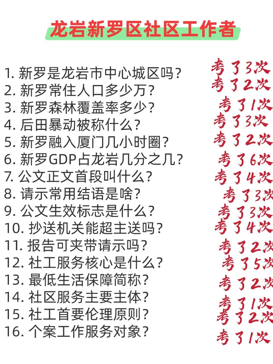 龙岩新罗区社区工作者，今年是蕞简单的一年