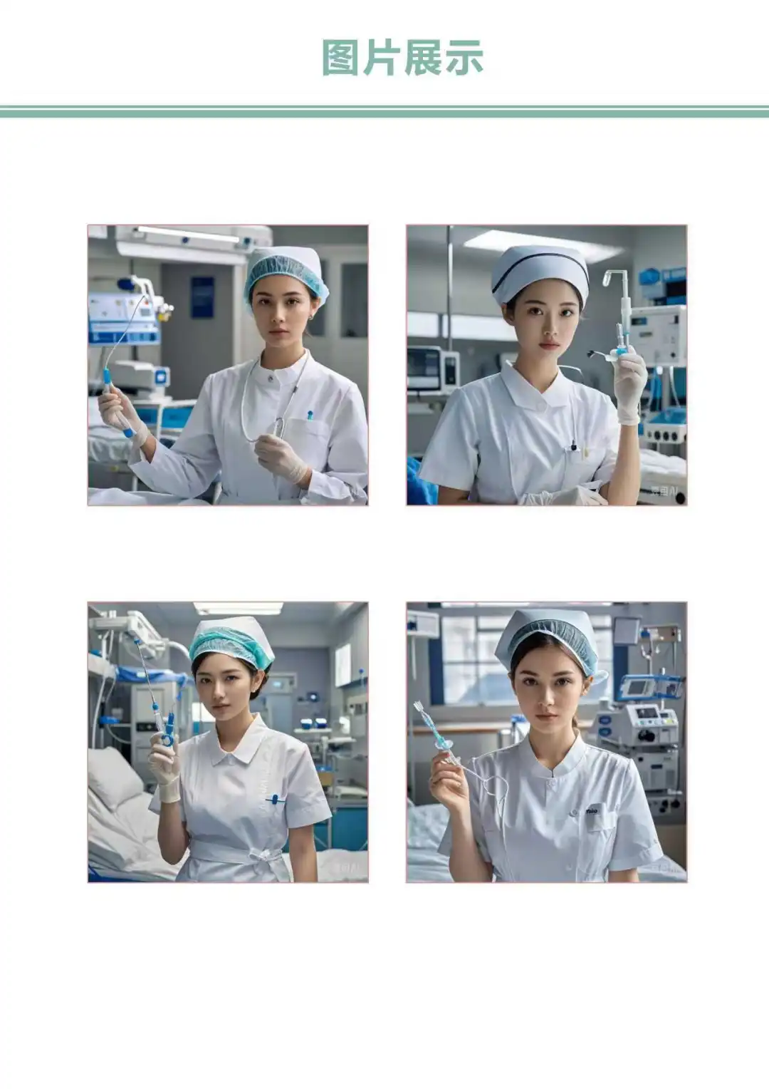 护理、护士专业多页清新简约爆火简历模板！