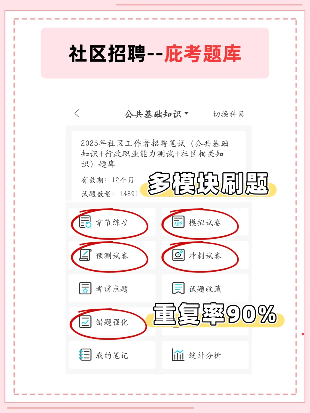 给大家普及一下社区招聘过线强度差生版