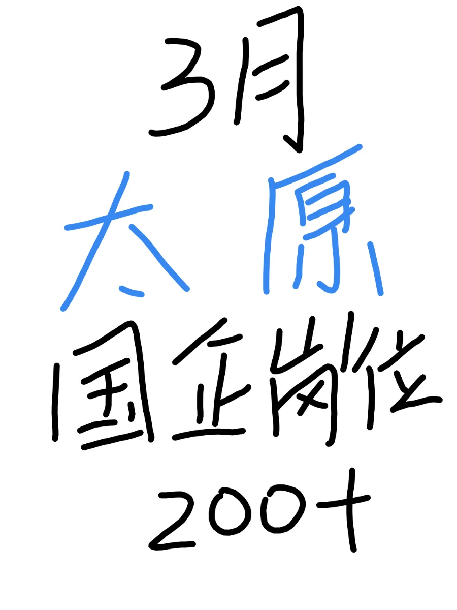 太原国企岗位信息来啦！