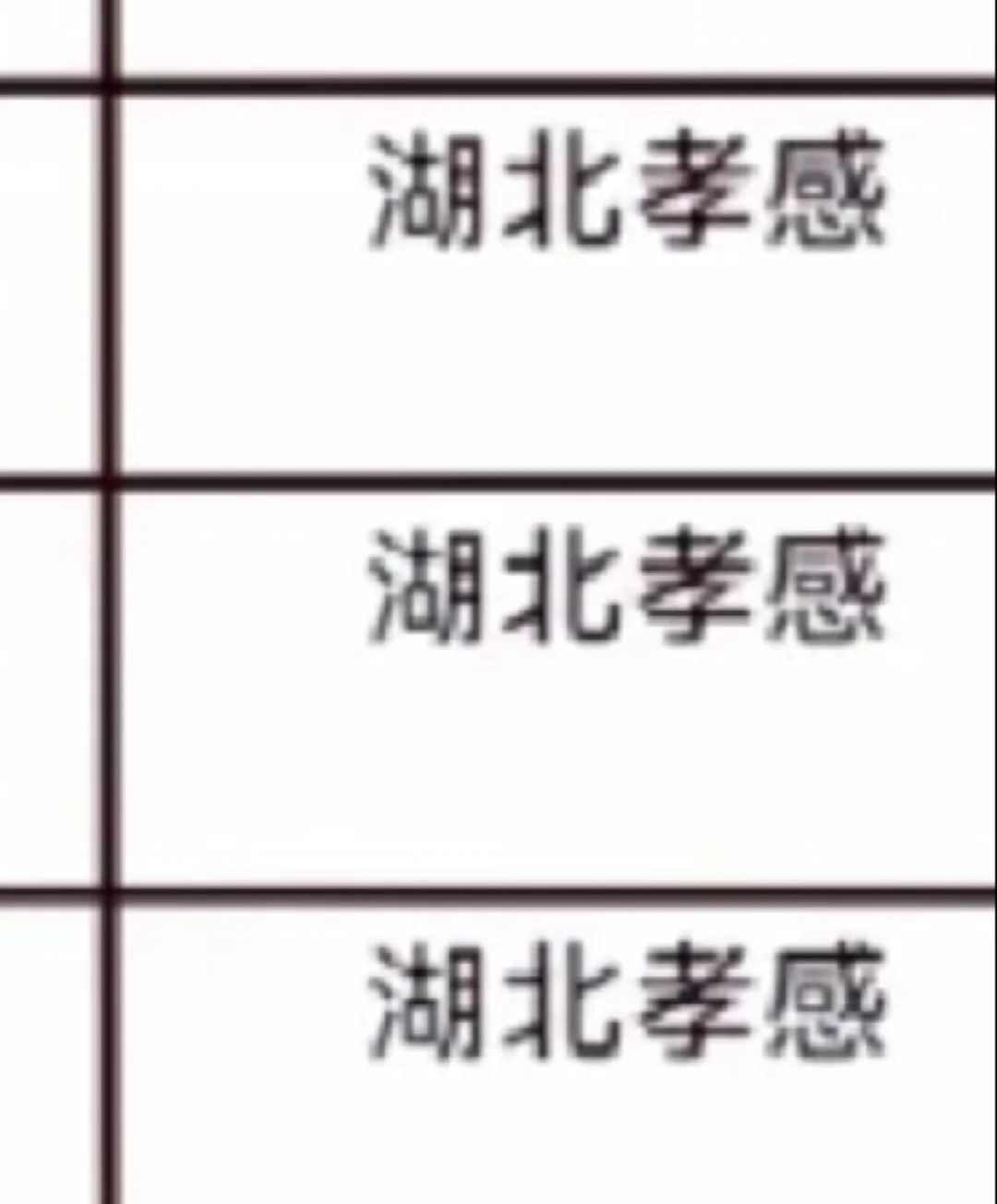 湖北孝感出了！