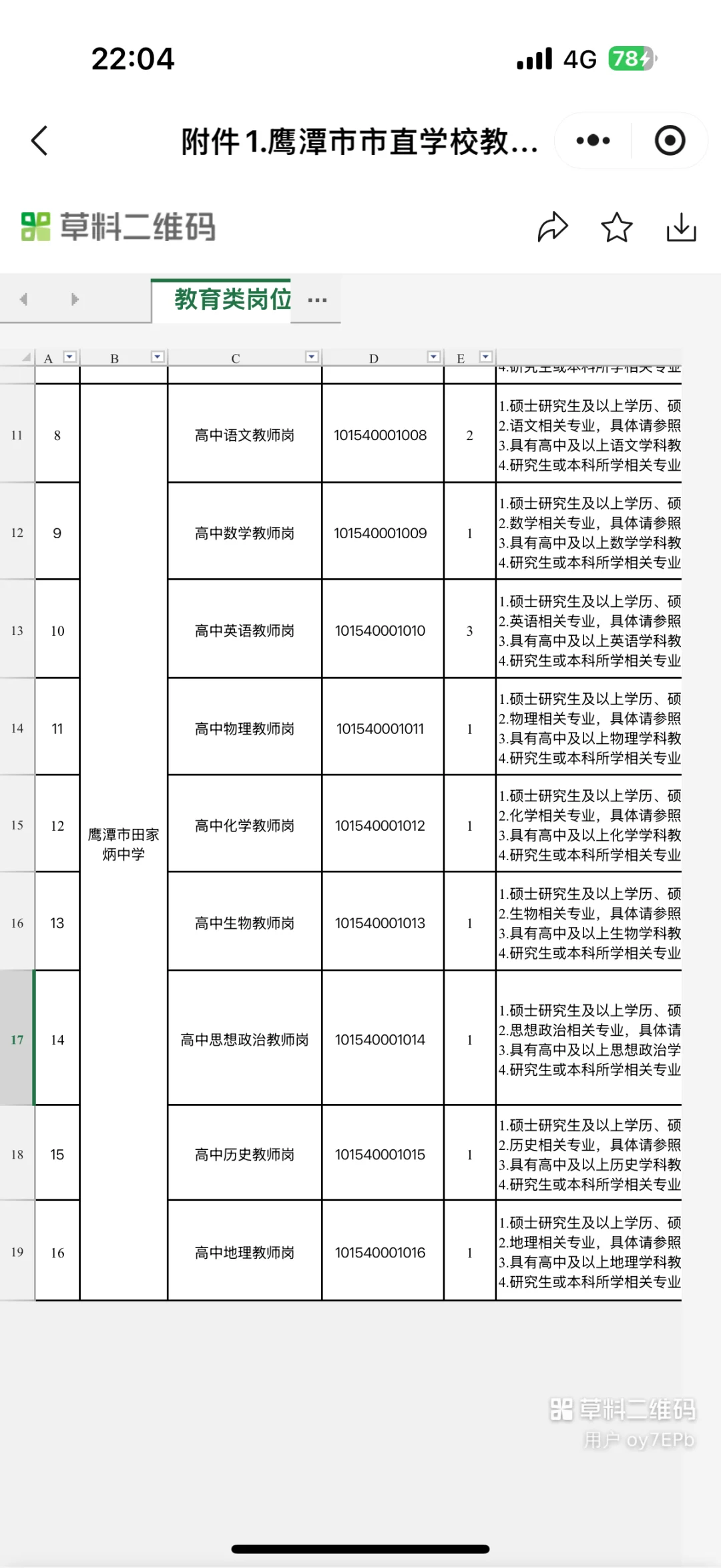 入编！ ！ ！鹰潭市直学校招聘教师！