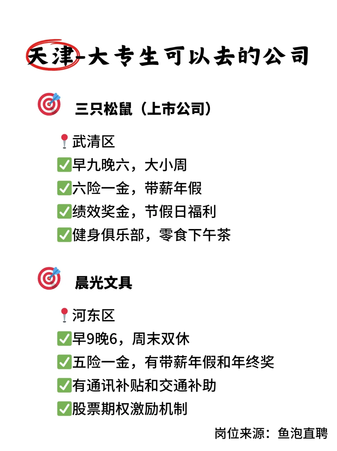 天津大专生找工作必看！这些公司不卡学历