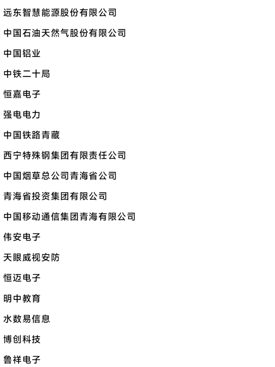 西宁头部企业