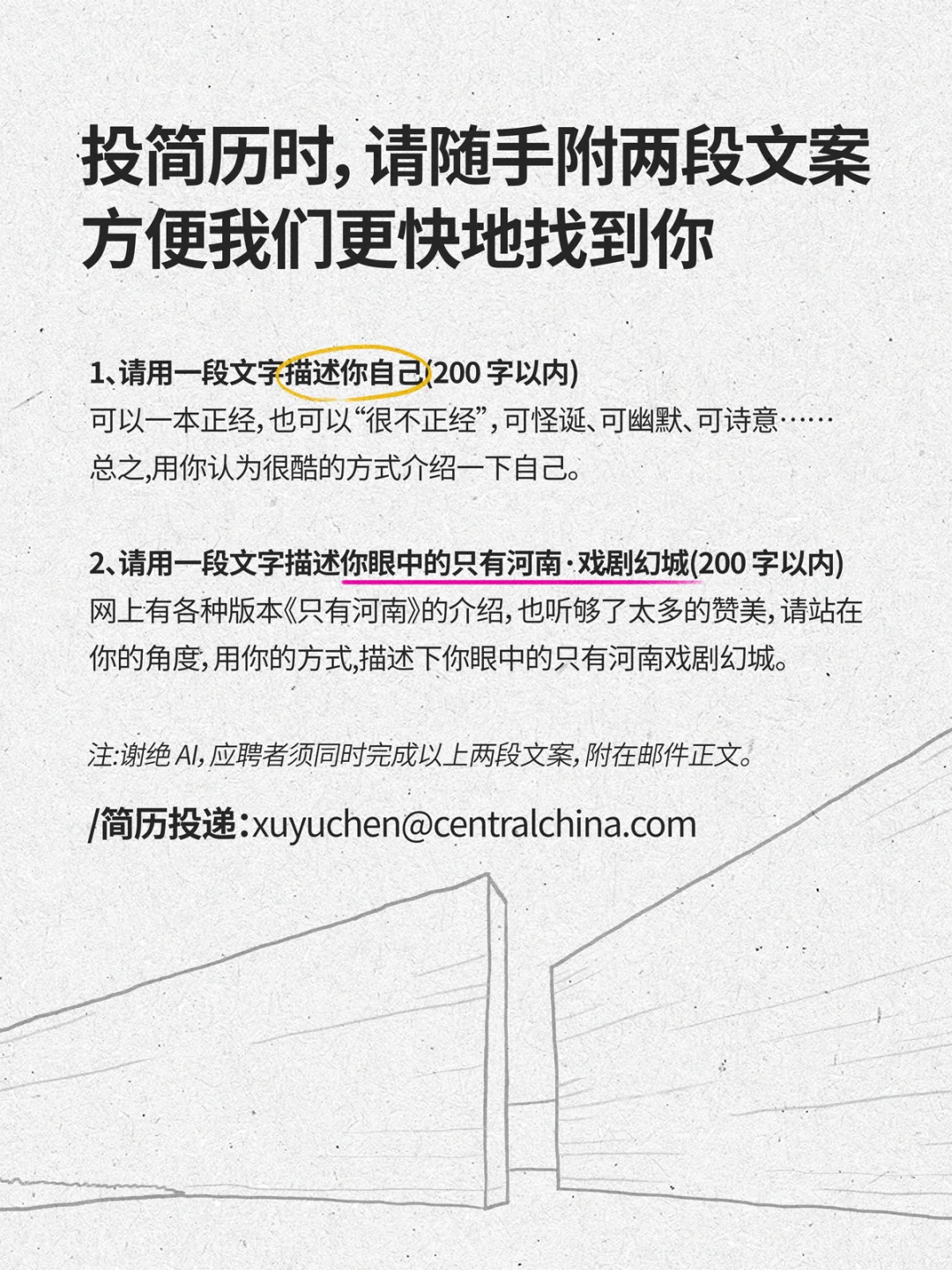 滴滴！《只有河南》营销部找人