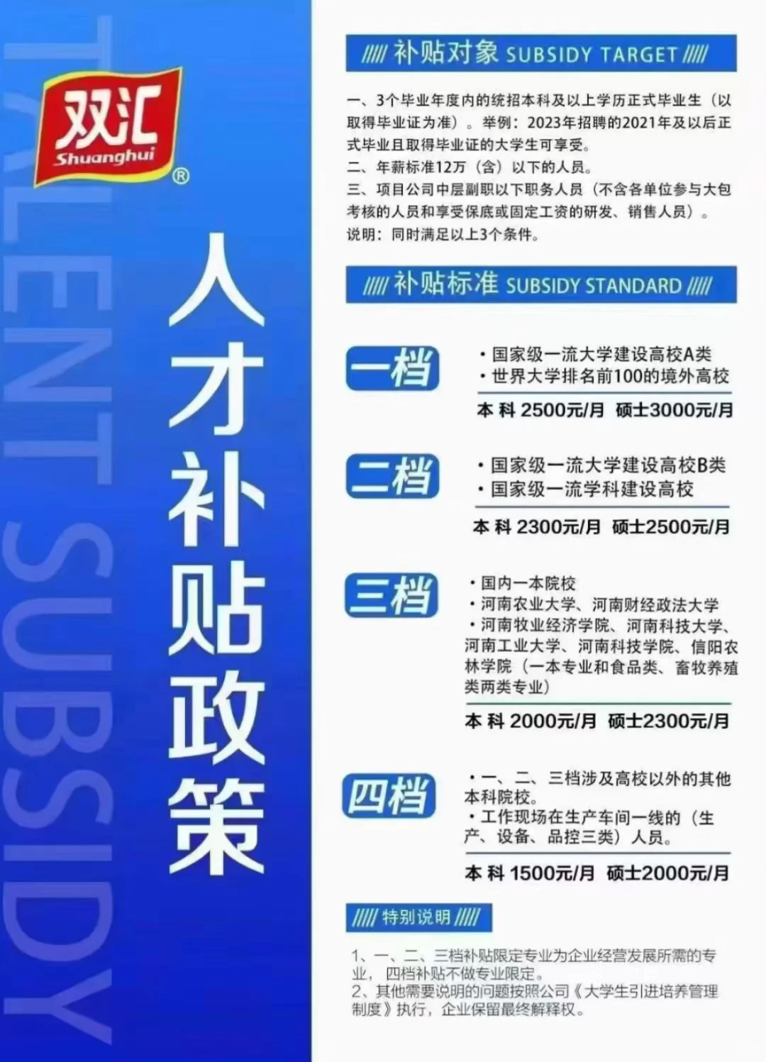 漯河招人啦～应届毕业生都有补贴
