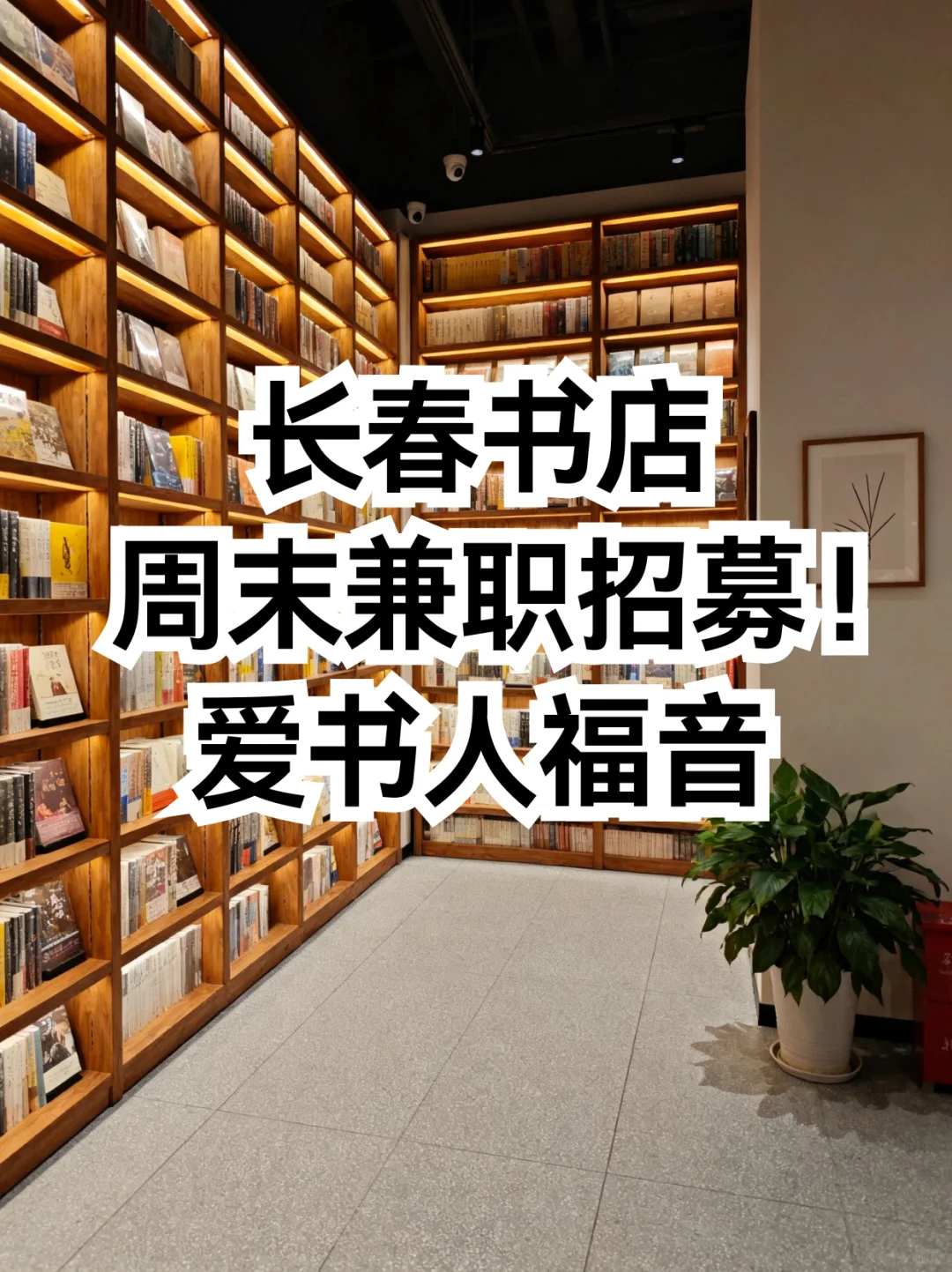 长春周末兼职📚时薪18！书海摸鱼岗