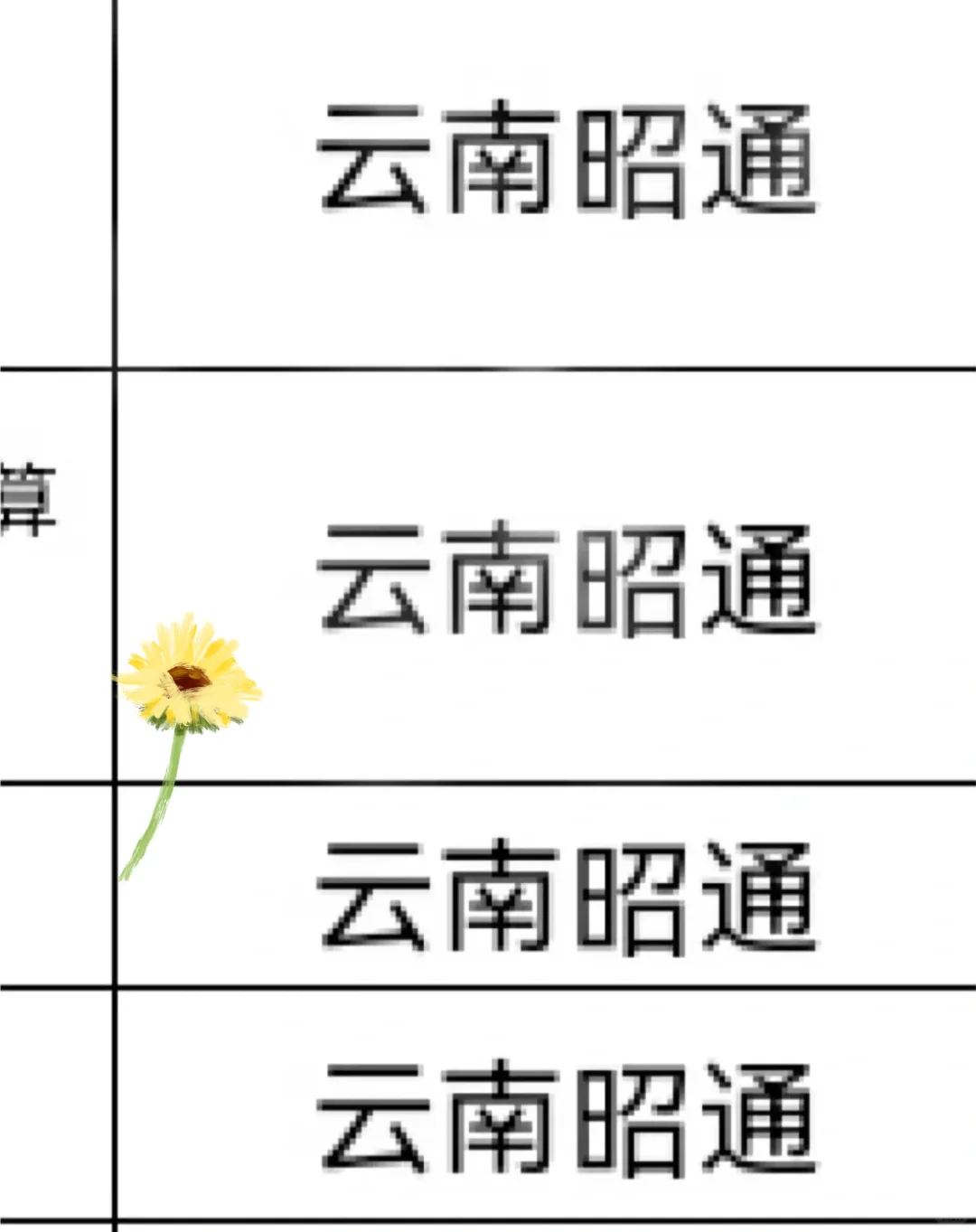 云南昭通出了！！云南昭通