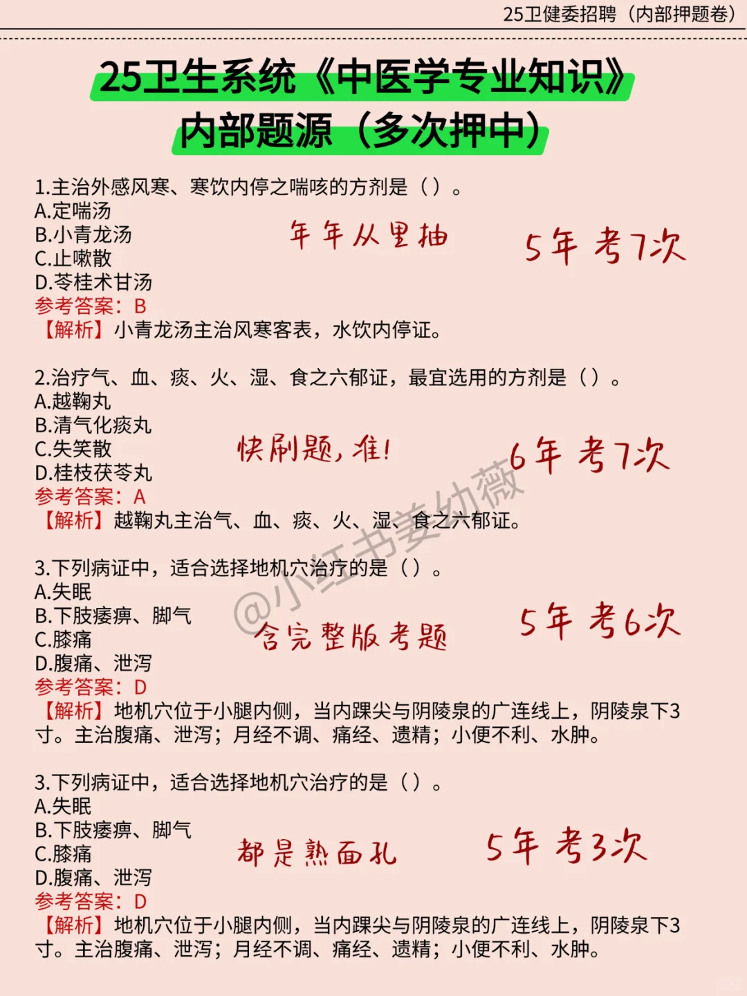 提醒一下参加榆林市卫健委招聘的人