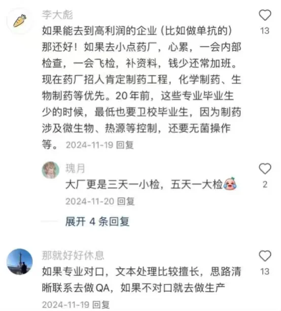 果然药企大厂喜欢的人才画像都不是一般人