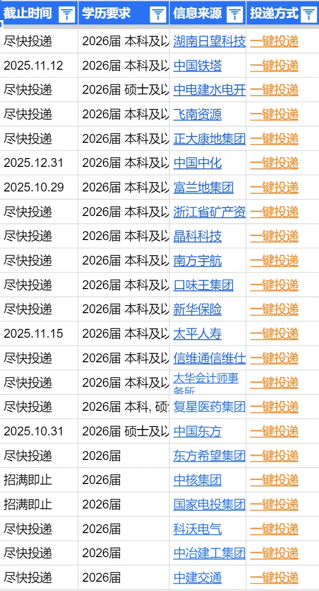 10.21湖南秋招热辣开岗！机会真的藏不住