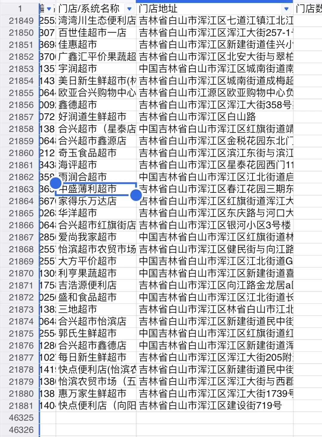 吉林白山市空缺