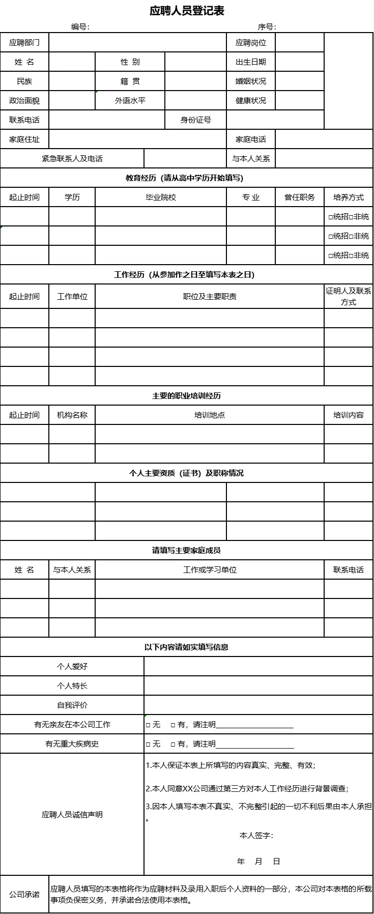 🌟覆盖招 聘全流程的15个必备文件！🌟