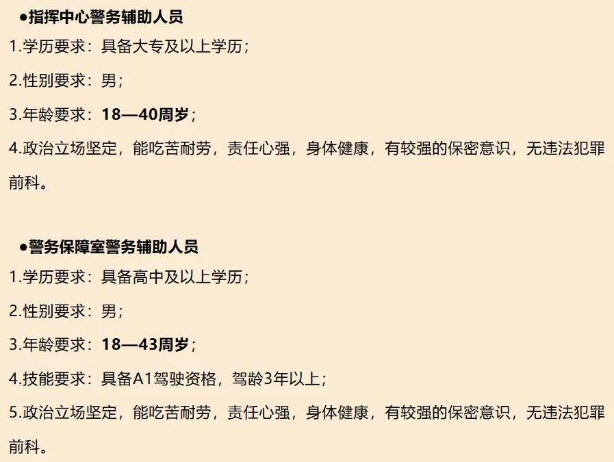 南平建阳区，招聘13名辅警，含指挥中心！