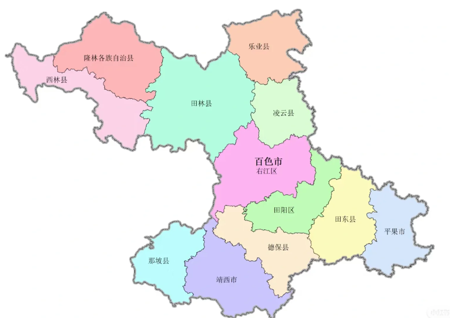 百色哪个区不卷？