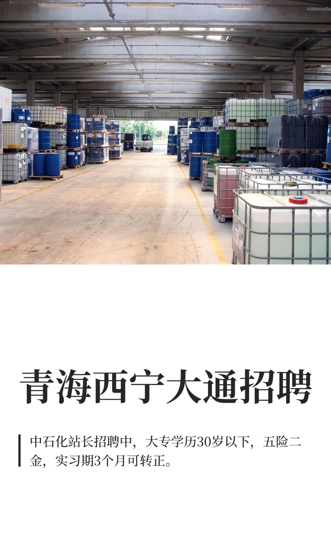 青海西宁大通招聘