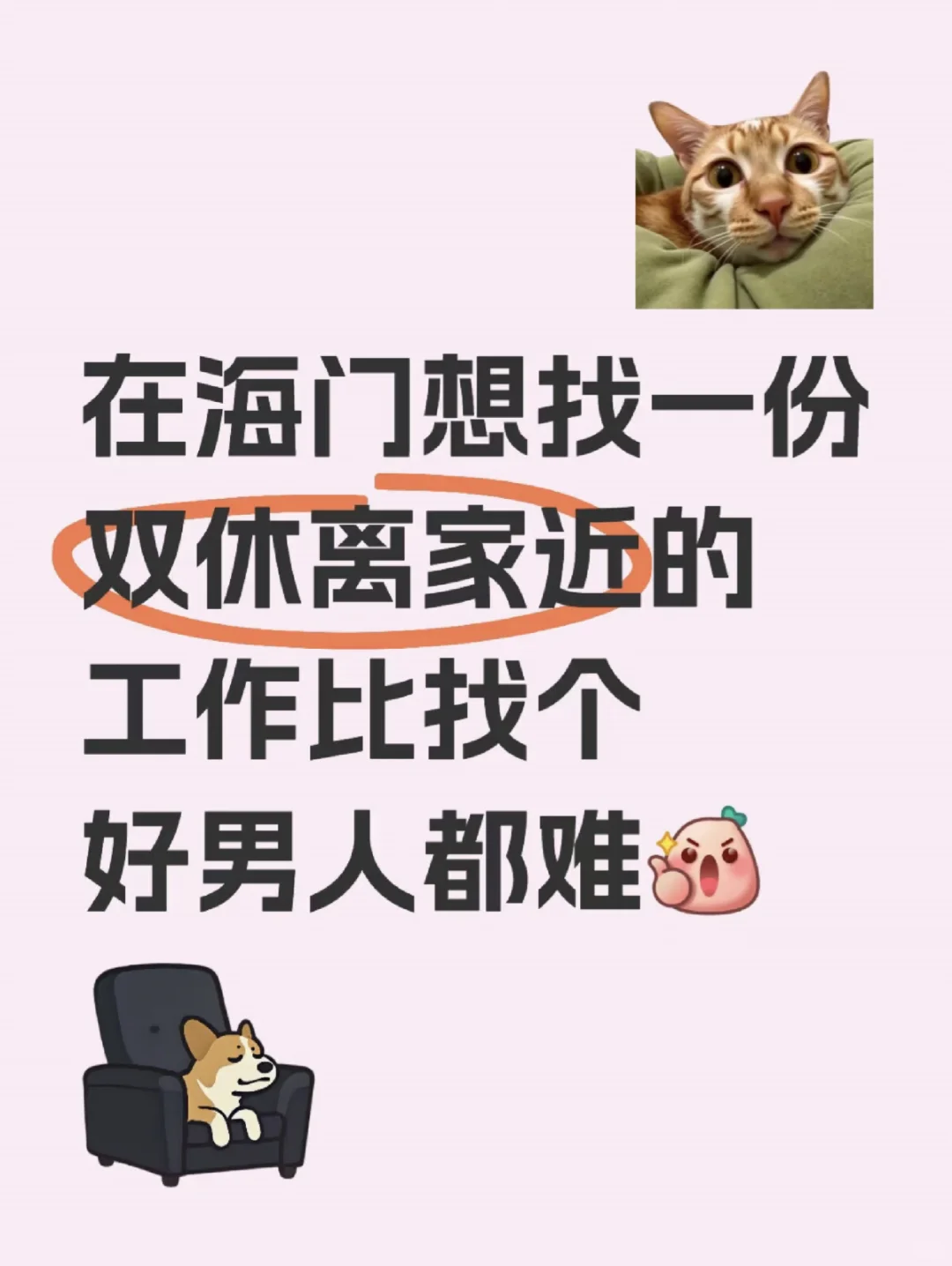 要双休的来！