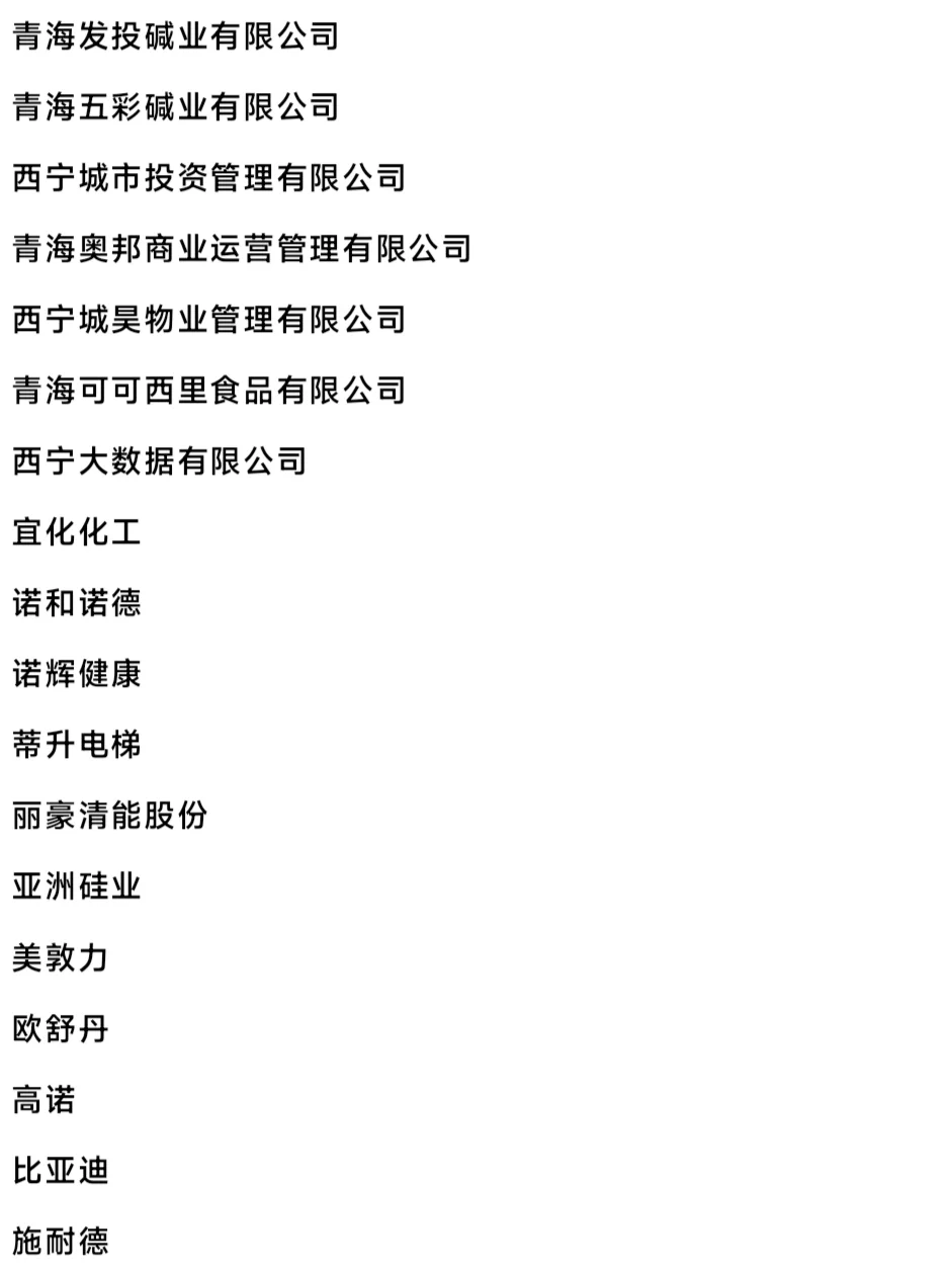 西宁头部企业