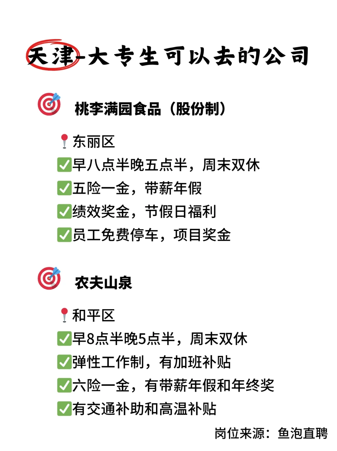 天津大专生找工作必看！这些公司不卡学历