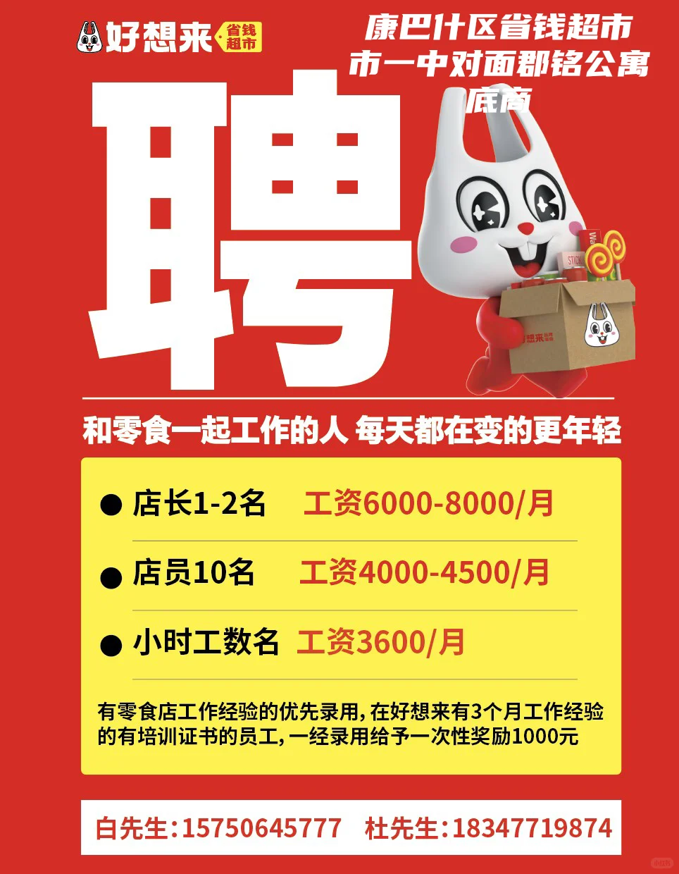 招聘！康巴什！