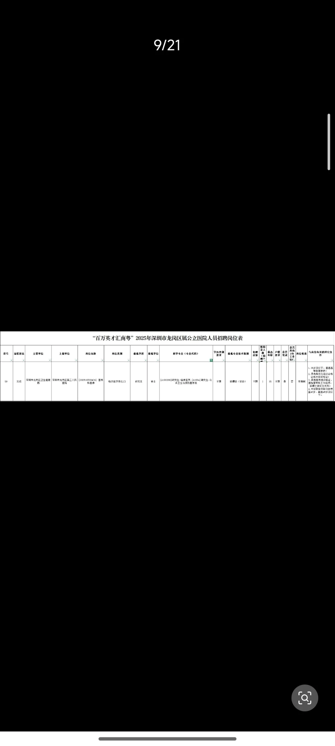 公卫招聘分享——2025.10.27