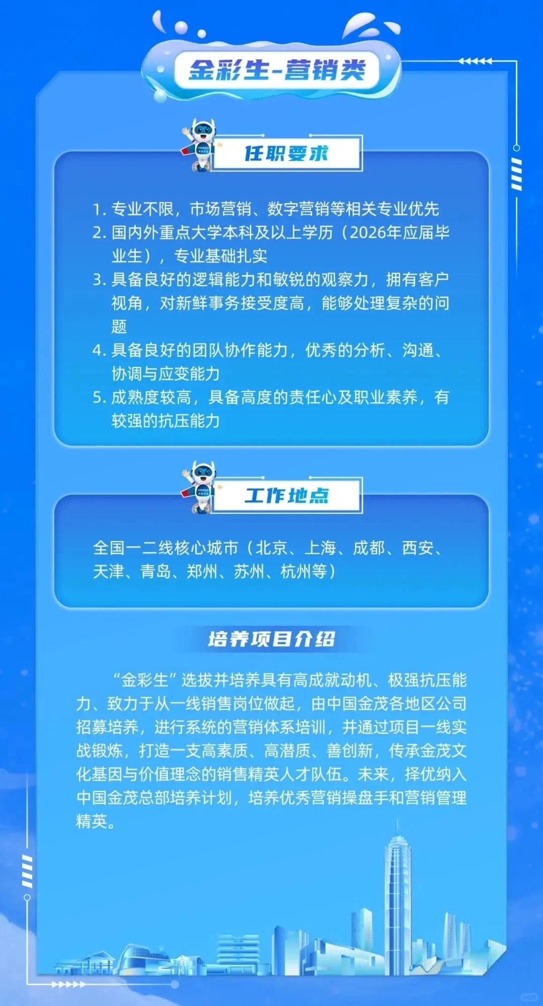 中国金茂2026届校园招聘